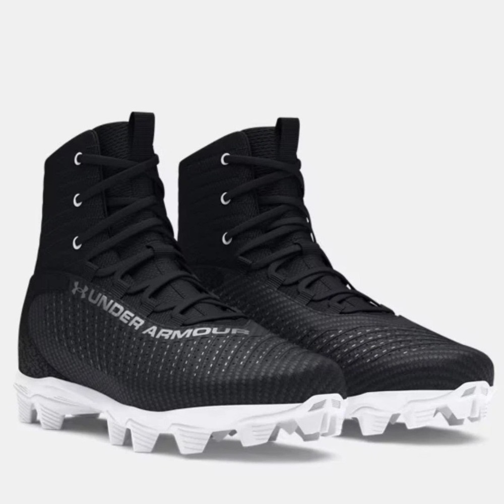Under Armour Highlight 2 RM Men's US 9 Black White Football Cleats 3027300-001
